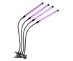 Lampa UV pentru cresterea plantelor cu 4 picioare ,40 w, temporizator, corp reglabil, clips si adaptor USB,