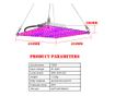 Lampa ultra slim pentru cresterea plantelor cu spectru complet , sistem de racire si LED-uri UV si IR pentru cresterea accelera