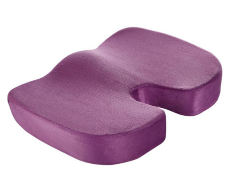 Perna ortopedica pentru sezut, betterseat, perna in forma de u pentru o postura corecta, violet, ej-products