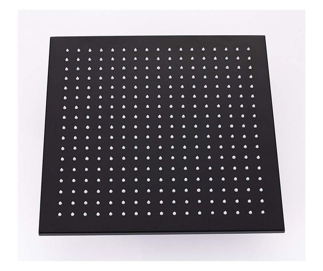 Cap de dus patrat , model ploaie , negru vintage , 20x20 cm