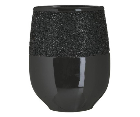 Керамична ваза черна, 21/9/28 cm, 3-70-129-0165