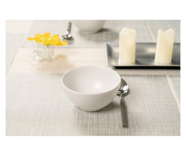 Set 6 boluri, cesiro, 600 ml, alb arctic mat