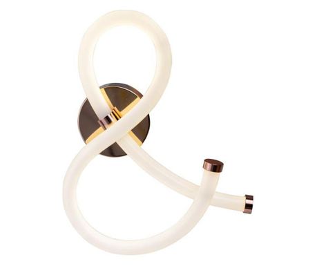 Aplica LED Clics Lexy, 23W, lumina calda, auriu