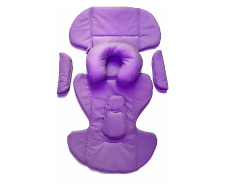Husa perna din bumbac antitranspiratie pentru scaun auto 9-25 kg deseda violet