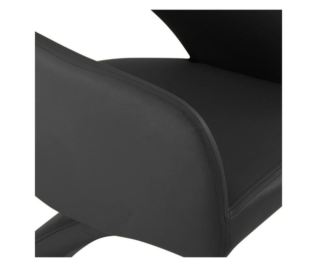 Scaun de sufragerie emma 2 buc, negru