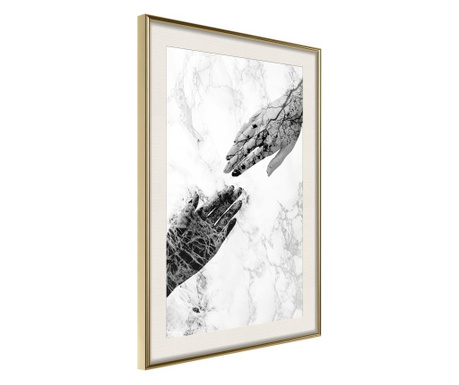 Plakat Artgeist - Almost - Zlat okvir s passe-partout - 20 x 30 cm