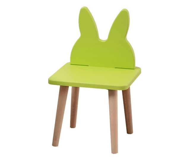 Set masuta si scaunel copii alpino,rabbit verde