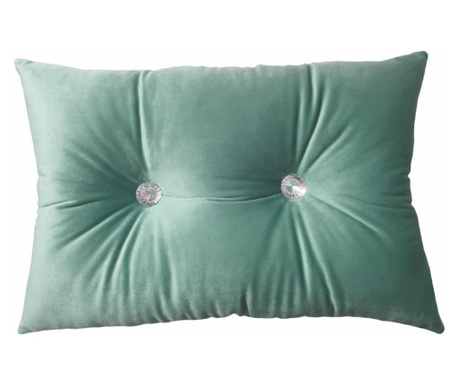 Perna decorativa, catifea premium, verde menta prafuit, 30/45 cm, Fashion Story Home