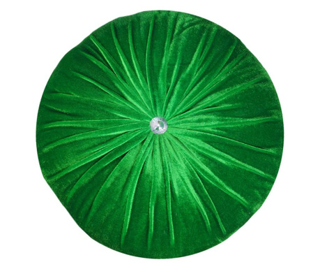 Perna decorativa, rotunda, catifea, verde fresh, 33 cm, Fashion Story Home