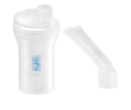 Kit de nebulizare redline rda015, pahar si piesa de gura, mmad 3 μm, pentru aparate de aerosoli cu compresor  5x5x9 cm