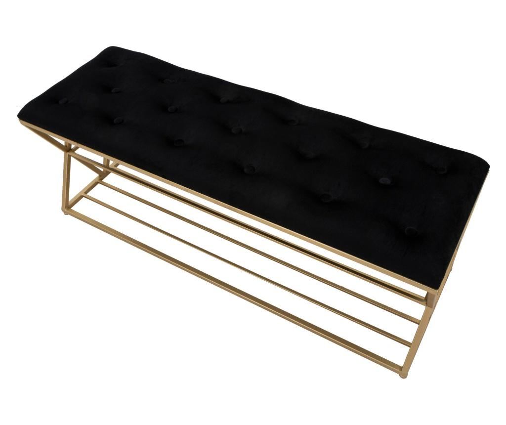Klupica s policom za obuću cm 120x40x45 - 3