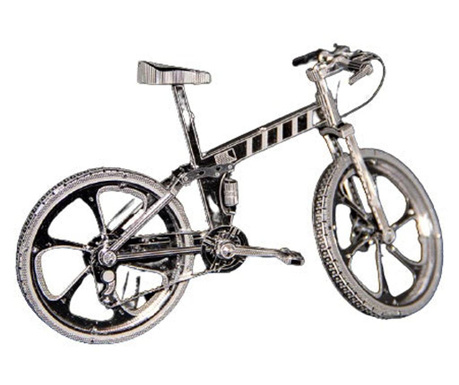 Nano puzzle metalic, 3d, rovezone, educativ, model bicicleta mountain bike