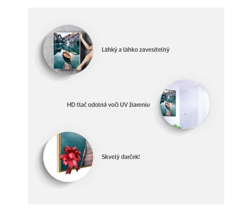 Plakat Artgeist - Perfectly Divided - Zlat okvir s passe-partout - 30 x 45 cm - 10