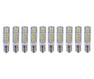 Set 10 x Becuri LED RFAN, E14, Lumina Rece, 6000K, 9W