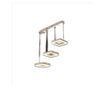 Lustra LED Tip Pendul RFAN, Model F203-3, cu Telecomanda, 3 Tipuri de Lumina, Inaltime Reglabila, 96W, Alb