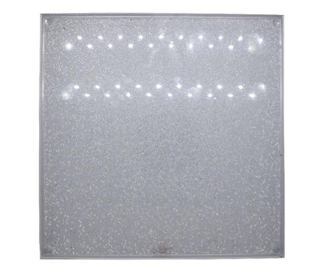 Panou LED RFAN, Patrat, Textura Cristale, Lumina Rece 6000K, 32W, 30 x 30 cm, Plafoniera LED Aplicat