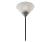 Lampadar Veioza cu 2 Brate Fix si Flexibil, Otel/Plastic Polietilenic, Alb/Gri, Inaltime 178 cm