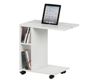 Niden fehér mdf asztal 40x24x50 cm