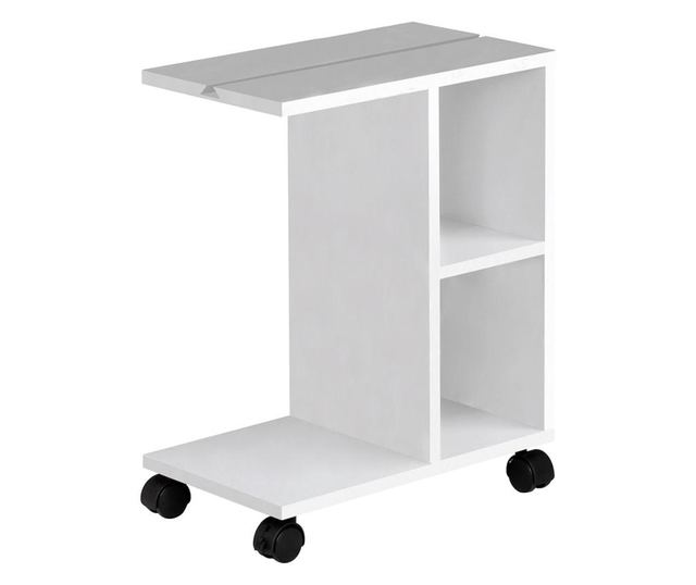 Niden fehér mdf asztal 40x24x50 cm