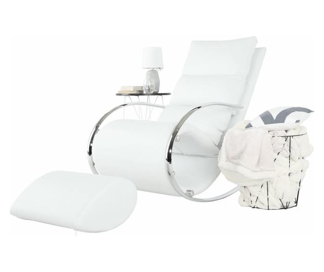 NANCER Naravni MDF in črna kovinska stranska mizica 40x40x40 cm