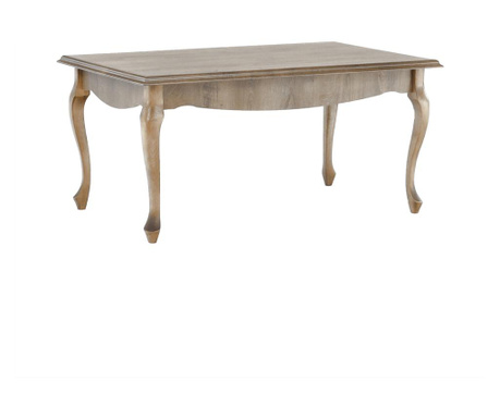 Klubska mizica iz bledo rjavega lefkas hrasta Vilar 146x76x76 cm