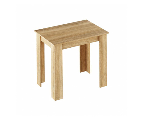 Asztal halványbarna sonoma tölgy Tarino 86x60x75 cm