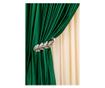 Draperie din catifea, verde smarald, cu rejansa, uni , opaca, 140x250
