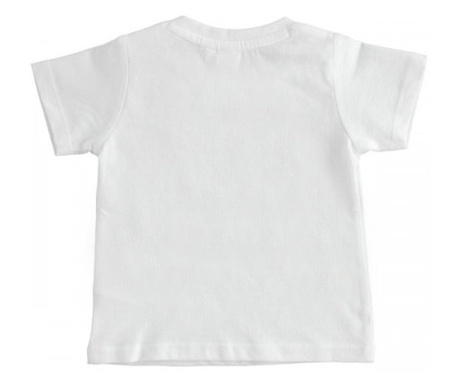 Tricou cu imprimeu pentru bebe baiat, I Do, alb Primavara-Vara 60-65 cm