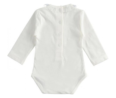 Body pentru bebe fetita, I Do, alb Primavara-Vara 60-65 cm