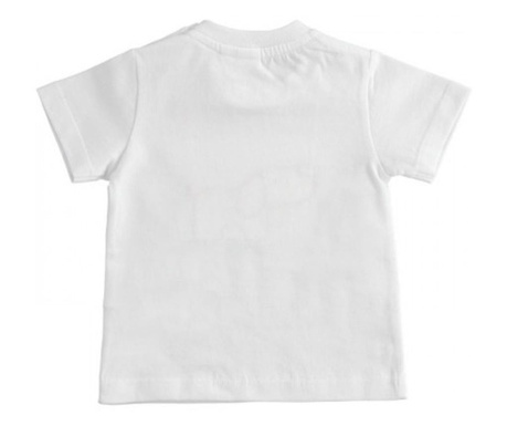 Tricou cu imprimeu pentru bebe baiat, I Do, alb Primavara-Vara 60-65 cm