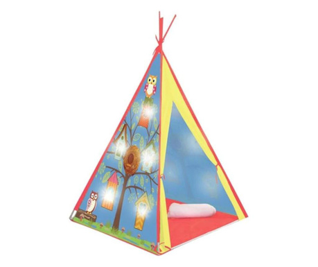 Детска палатка dimbo, Индианско иглу с led осветление, 120x120x160 cm.