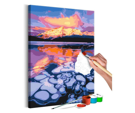 Malování podle čísel Artgeist - Lake Minnewanka - 40 x 60 cm