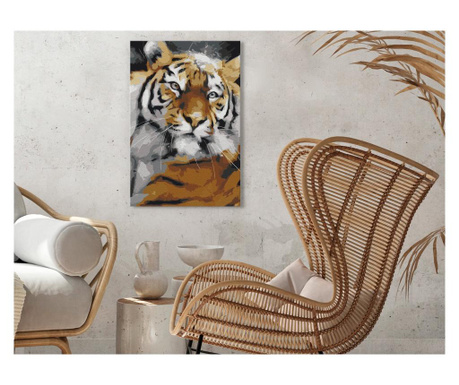 Malování podle čísel Artgeist - Friendly Tiger - 40 x 60 cm