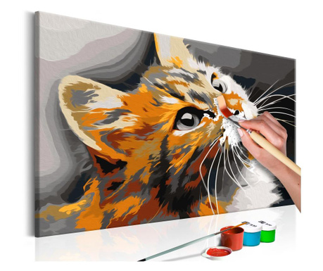 Malování podle čísel Artgeist - Red Cat - 60 x 40 cm