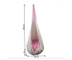 Fotoliu balansoar suspendat, din textil roz model flamingo, siesta, 70x70x150 cm