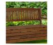 AMULA smeđa drvena vrtna klupa 150x58x88 cm