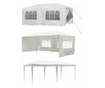 Vrtni šator od polietilena i bijelog čelika TEKNO 300x600x245 cm