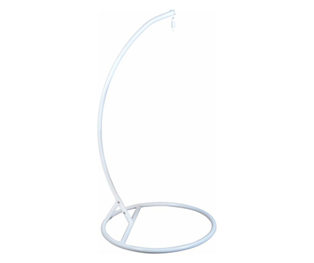 Nosilec za gugalni stol iz bele barve Otan 105x102x200 cm