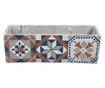 Ladita ceramica stil mediteranean, 13x14x40 cm