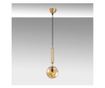 Lustra Fulgor, King, corp din metal, no bulb included, max. 60 W, E14, auriu, 15x15x49 cm