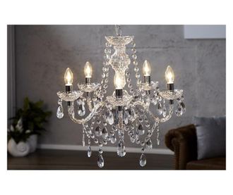 Luster, akril, prozirna, visina 54 cm, promjer 53 cm