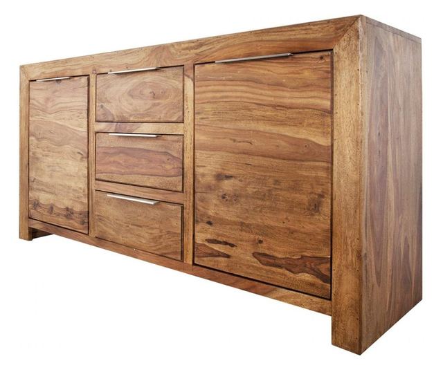 Komód, fa, fa szín, 135x70x43 cm