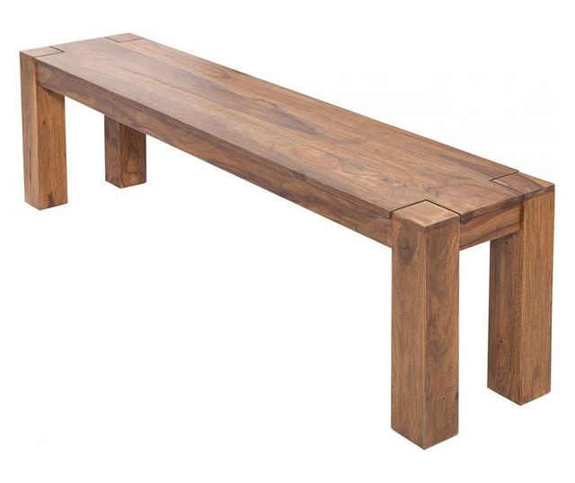 Klupa, drvo, boja drva, 140x45x35 cm