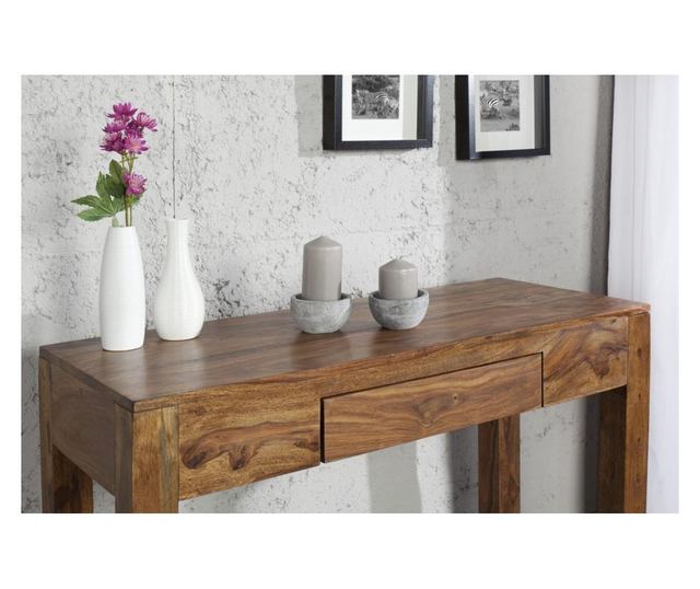 Birou de birou, culoare lemn, 100x75x40 cm