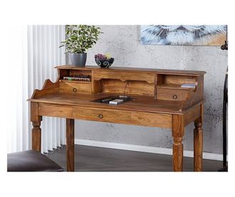 Birou de birou, culoare lemn, 115x100x55 cm
