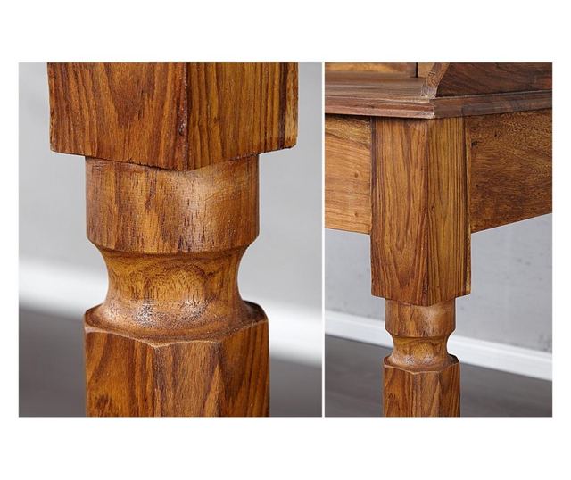 Birou de birou, culoare lemn, 115x100x55 cm