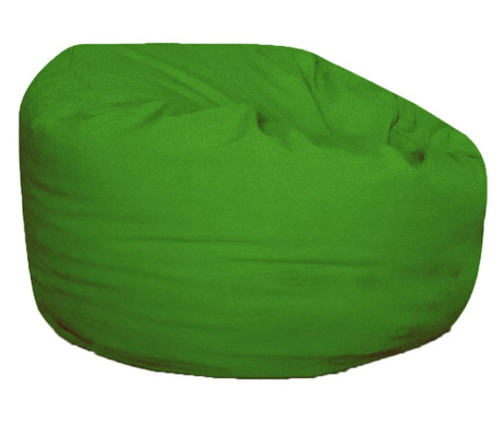 Fotoliu beanbag, puf extrasized verde - material textil impermeabil