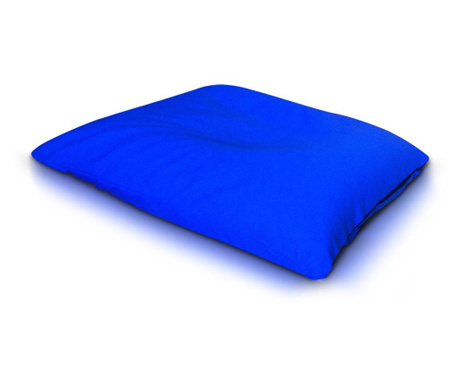 Fotoliu bean bag cozy square albastru - material textil impermeabil