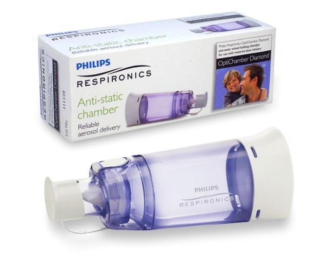 Антистатична камера, Philips Respironics Optichamber Diamond, без маска