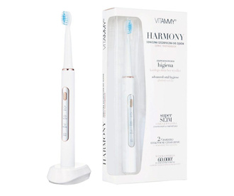 Електрическа четка за зъби VITAMMY Harmony TB8132-CE White, 60000 вибрации / мин, 3 режима на четкане, Бял